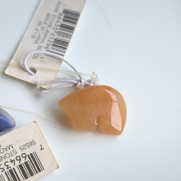 Carved Stone Beads - Picture 3 of 3